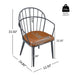 5 Piece Industrial Style Indoor Upholstered Dining Set With Metal Legs - Brown Noble House
