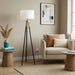 Sway - Floor Lamp With On / Off Switch Triple Legs Shade - Black / Gold / White Ashcroft Furniture