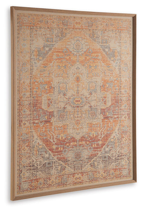 Kerrickson - Wall Art - Red / Orange / Blue Signature Design by Ashley®