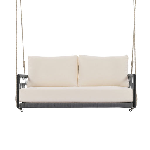 Outdoor Swing Sofa With Soft Cushions For Patio - Beige Hearth and Haven