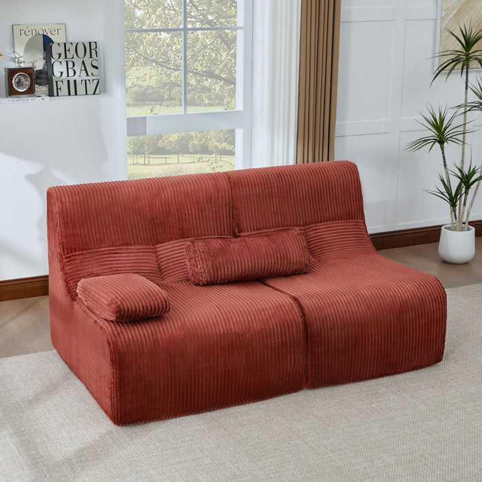 Modern Sectional Loveseat With Ergonomic Design Hearth and Haven