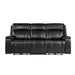 Gary - Power Reclining Sofa With Pillow Top Arms, Hidden Cup Holders - Black Global Furniture USA