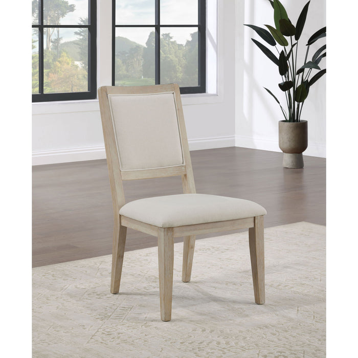 Verdugo - Cushioned Dining Chair (Set of 2) - White Washed Furniture Max