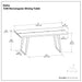 Delta - Handcrafted Dining Table Simpli-Home