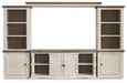 Havalance - 4 Pc. - Entertainment Center - 67" TV Stand - Brown / Beige Signature Design by Ashley®