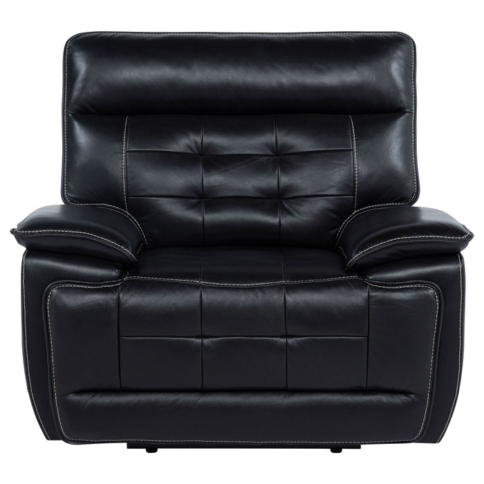 Hayden - Power Recliner With Dual Control, USB Charging Ports - Black Furniture Max