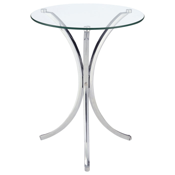 Claudia - Side Table - Chrome Furniture Max