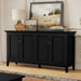 Amherst - 4 Door Storage Cabinet Simpli-Home