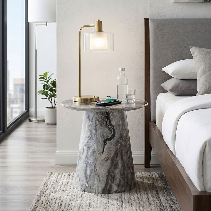 Circular Coffee Table With Adjustable Feet Home Essentials