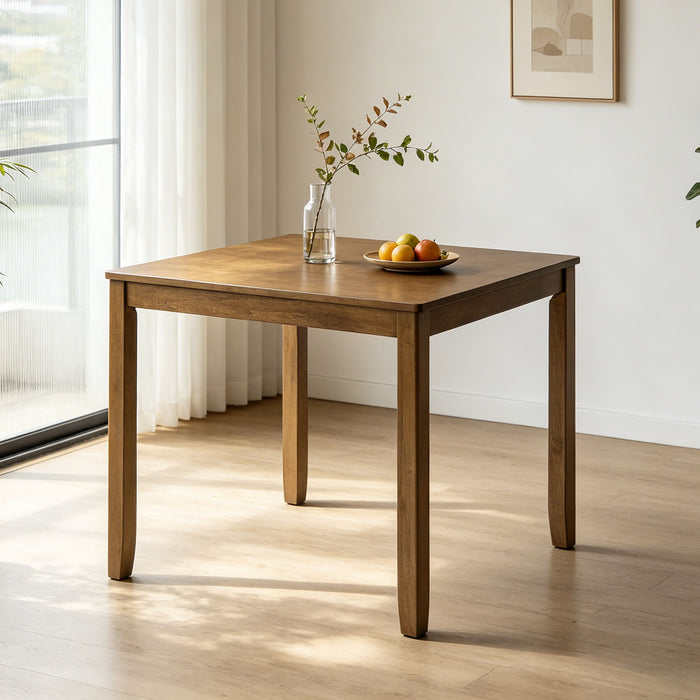 Dining Square 4 Person Table, Only The Table - Oak Home Essentials