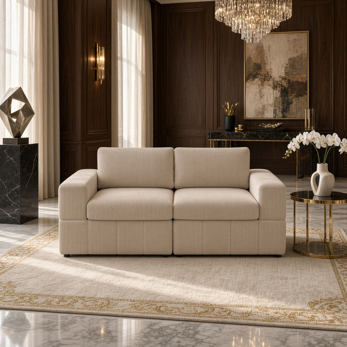 Oversized Modular Loveseat Set Home Essentials