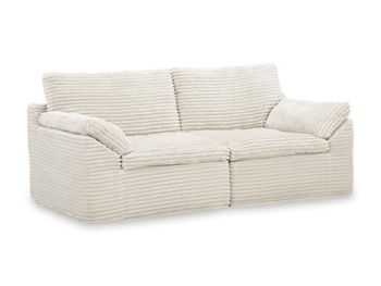 Fannin - LAF / RAF Corner Chair (Set of 2) - Ivory