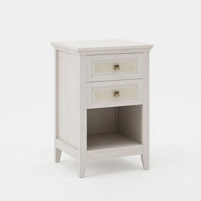 Nightstand With 2 Drawers Bedside Table Home Essentials