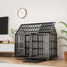Heavy Duty Dog Crate Lockable Wheels Daily Nest
