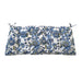 Outdoor Bench Cushions With Secure Tie Down Straps - Blue / Multi Daily Nest