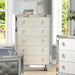 5 Drawer Chest Bedroom Furniture - Silver Home Essentials