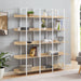 Vintage Industrial 5 Tier Bookcase Hearth and Haven