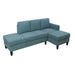 L - Shaped Sectional Sofa With Chaise & Ottoman Home Essentials