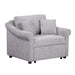 Convertible Sleeper Chair With Adjustable Backrest Hearth and Haven