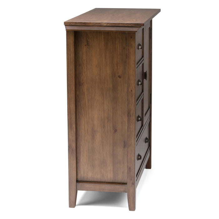 Redmond - Medium Storage Cabinet - Rustic Natural Aged Brown