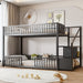 Bunk Bed With Storage Ladder, Compact Design Dreamland