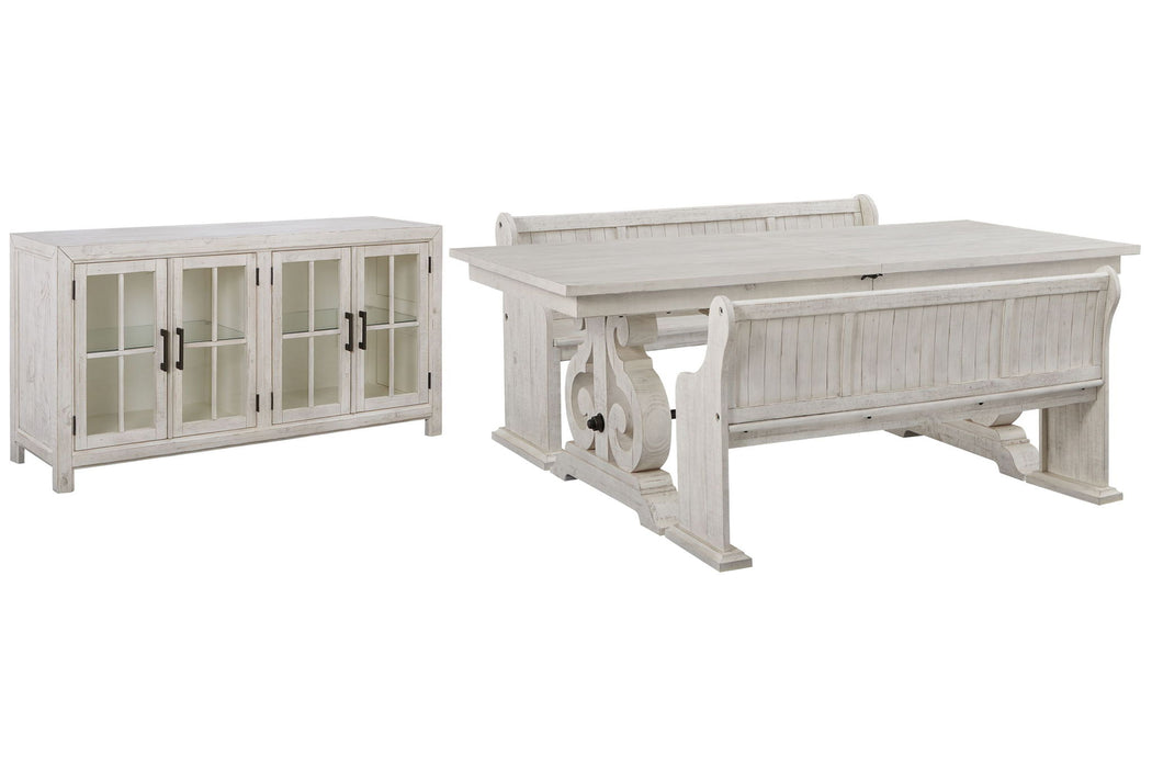 Bronwyn - Extendable Rectangular Dining Table Set Magnussen Furniture
