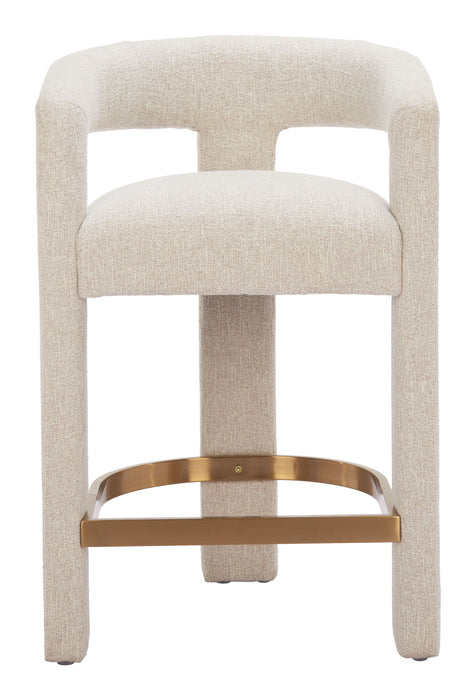 Saiko - Counter Stool - Beige Zuo Modern
