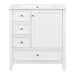 Modern Bathroom Vanity With Sink, 1 Cabinet & 3 Drawers Hearth and Haven