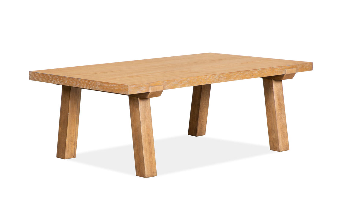 Lindon - Rectangular Cocktail Table - Belgian Wheat Magnussen Furniture