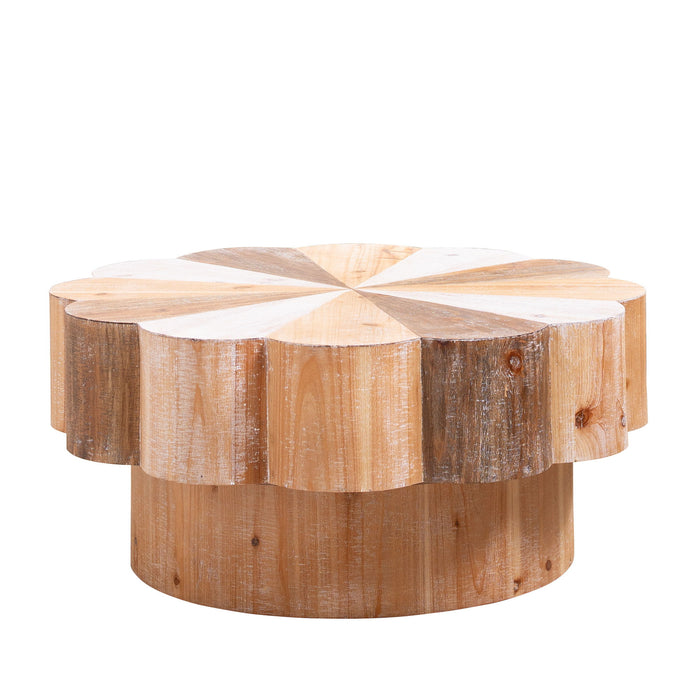 Flower Shaped Coffee Center Table For Living Room - Multicolor Home Essentials