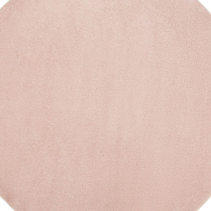 6' X 6' Round Non Skid Indoor / Outdoor Area Rug - Pink