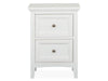 Heron Cove - Small Drawer Nightstand - Chalk White And Dovetail Gray Magnussen Furniture