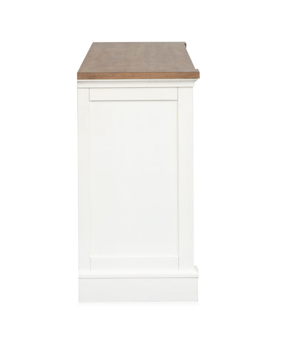 Kingston - Credenza - Whisper White And Cerused Nutmeg Magnussen Furniture