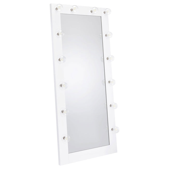 Theron - Floor Mirror With LED Lighting Furniture Max