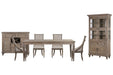 Lancaster - 7 Piece Extendable Rectangular Dining Table Set Magnussen Furniture