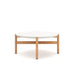 Solstice - Outdoor Coffee Table With Terrazo Top - White New Classic