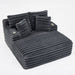 Oversized Chaise Lounge Chair Indoor With Pillows For Living Room Hearth and Haven