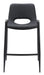 Desi - Counter Chair With Black Legs (Set of 2) Zuo Modern