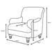 Danforth - High Backrest Accent Chair Furniture Max