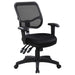 Swivel Office Chair Armrests Ergonomic Design, Adjustable Height And Tilt - Black Furniture Max