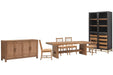 Lindon - Trestle Dining Table Set Magnussen Furniture