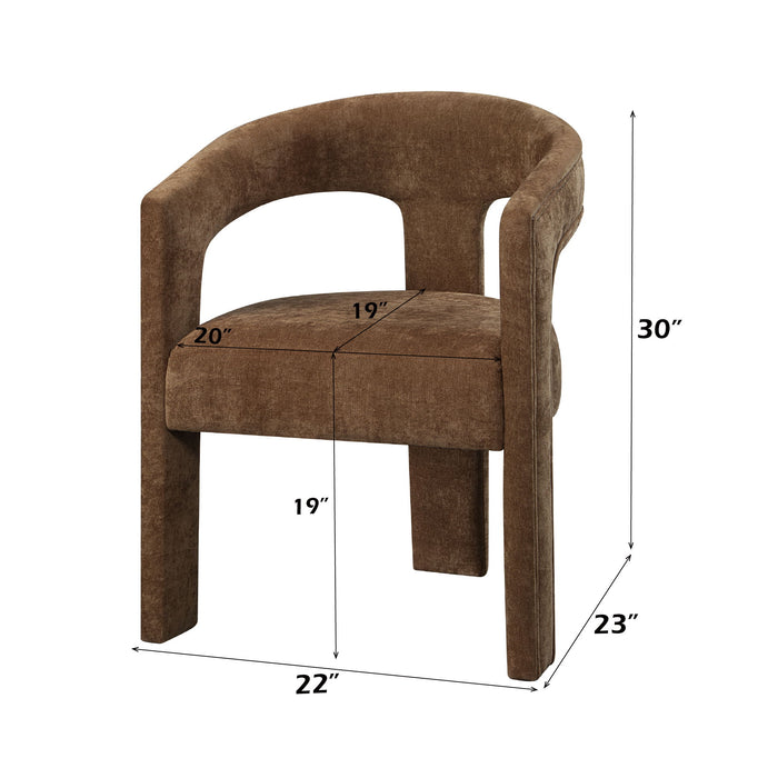 Leonardo - Arm Chair (Set of 2) - Brown Acme