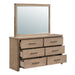 Anika - Mirror - Natural / Brown New Classic