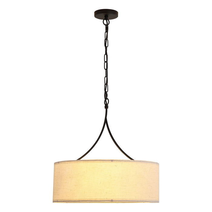 3 Light Drum Pendant Light Daily Nest