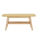 Coffee Table With Double Layer Storage For Living Rooms - Wood Home Essentials