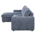 Nuriel - Reversible Sectional Sofa With Sleeper & Storage ACME