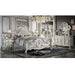 Dresden - Queen Bed - Synthetic Leather & Bone White ACME
