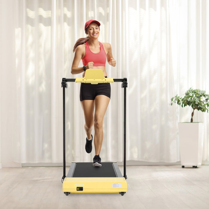 Treadmills For Home, Treadmill With LED For Walking & Running - Yellow