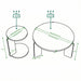 Coffee Table Set With Center Table & Side Table Home Essentials