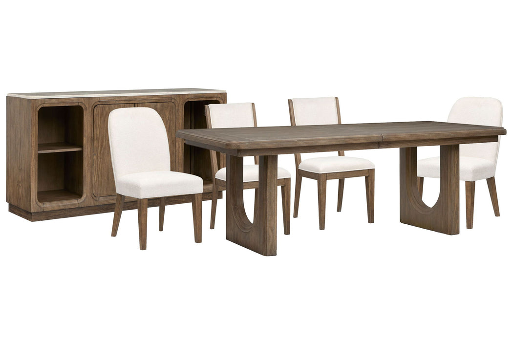 Westbourne - Extendable Trestle Dining Table Set Magnussen Furniture